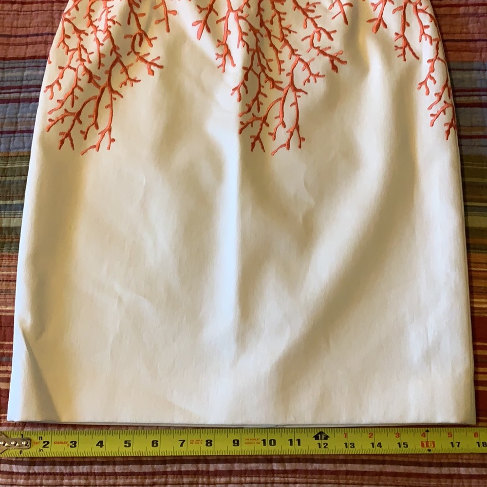 Beautiful Embroidered Lined Skirt Sz 2 - Picture 9 of 12